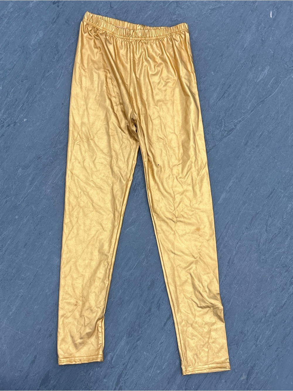 Metallic Gold Leggings - Brand Unspecified